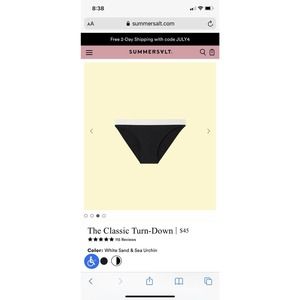 Summersalt The Classic Turn Down Bikini Bottom 12